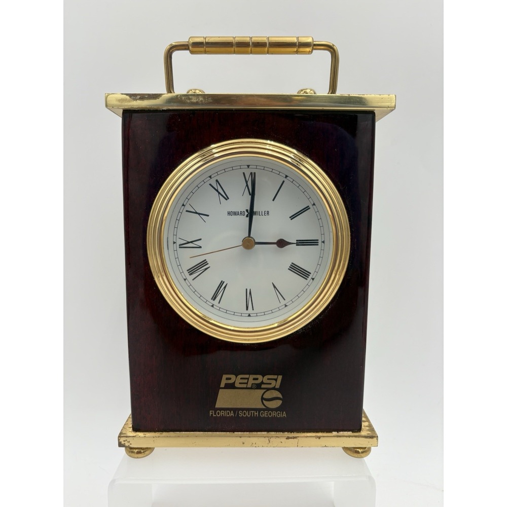 Pepsi Florida South Georgia‎ - Howard Miller Rosewood Bracket Tabletop Clock